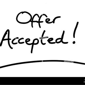 Accepting offer everything need to go